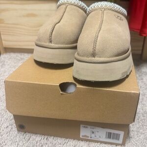 Tazz II Suede Logo Detail Platform Clog Slippers